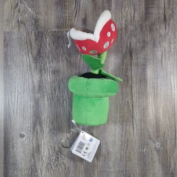 Piranha Plant All Star Plush 9" Super Mario Bros Little Buddy 1594 AC27 - Picture 2 of 11